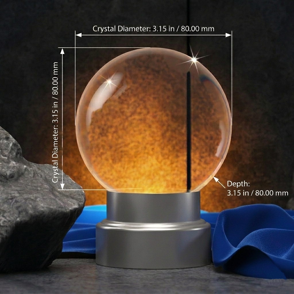 Small Crystal Ball (8cm)